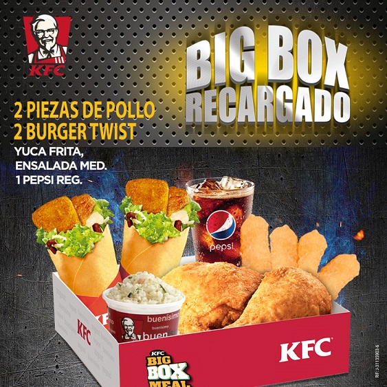 El nuevo Big Box Meal de KFC llegó recargado de más sabor
