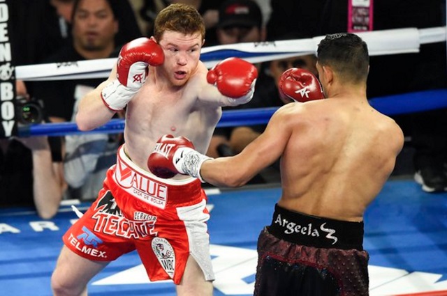 #CaneloKhan Fulminante nocaut de Saúl Canelo Álvarez a Amir Khan (+Video)