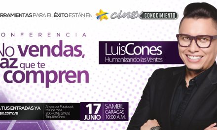 Luis Cones presenta su conferencia »No vendas, haz que te compren»
