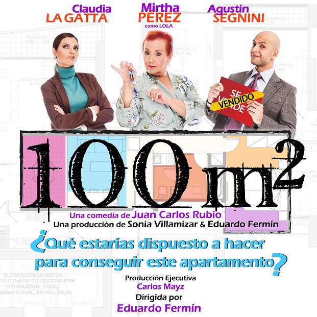 Mirtha Pérez, Claudia La Gatta y Agustín Segnini se reúnen en 100m2