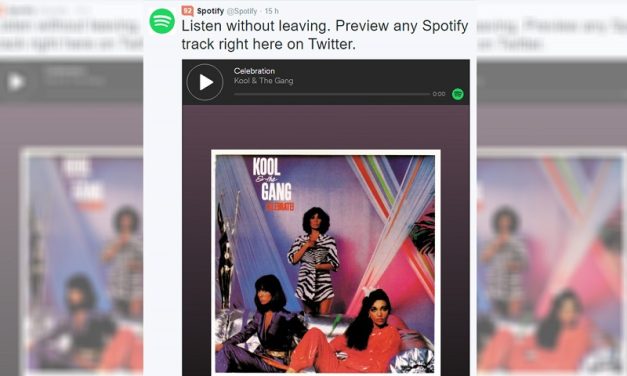 Twitter te dejará escuchar canciones de Spotify en tu ‘timeline’