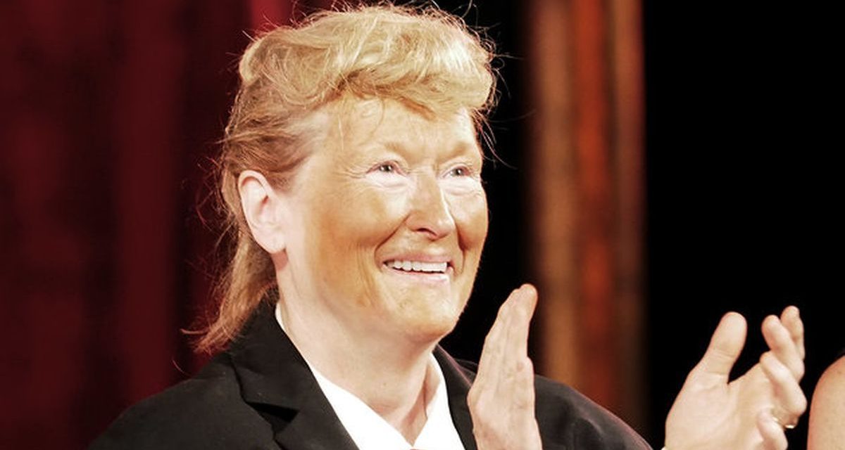 Meryl Streep se transformó en Donald Trump (+Fotos)