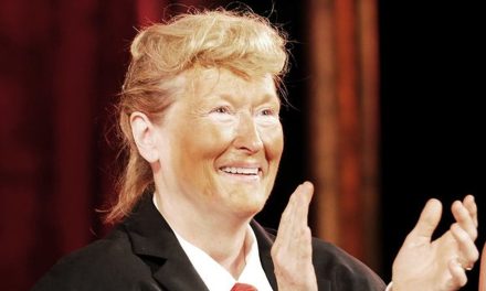 Meryl Streep se transformó en Donald Trump (+Fotos)