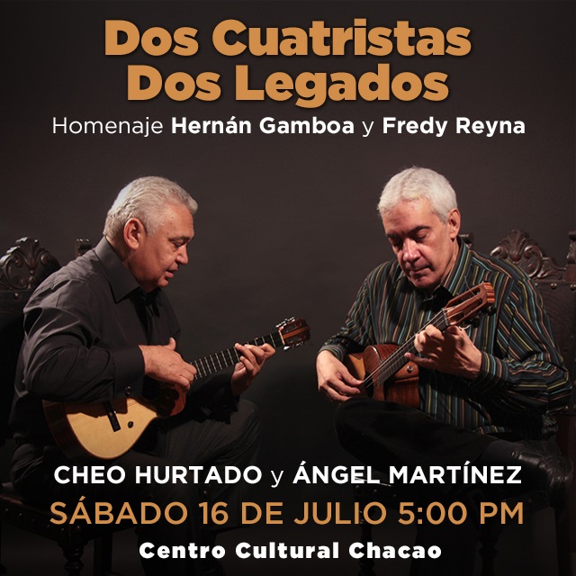 Cheo Hurtado y Ángel Martínez llevan el arte del cuatro al Teatro de Chacao