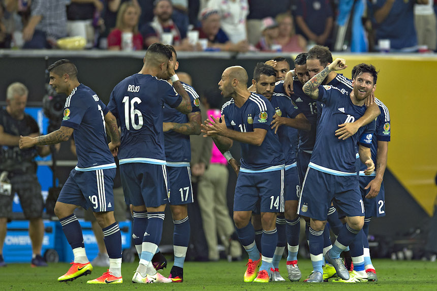 Argentina aplasta a Estados Unidos 4 – 0 y se mete a la final de la Copa América Centenario