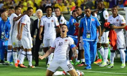 Colombia avanza a cuartos de final al vencer a Paraguay 2-1