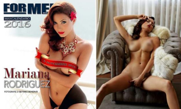 La Venezolana Mariana Rodriguez desnuda en For Men Magazine Official Calendar 2016 (+Fotos)