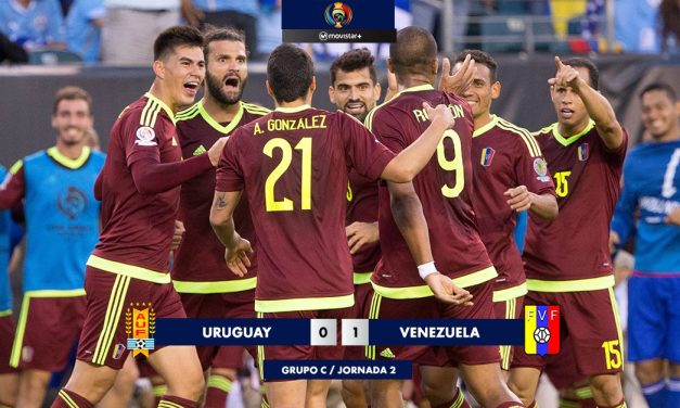 ¡HISTÓRICO! La Vinotinto gana y deja al borde del precipicio a Uruguay #CopaAmerica