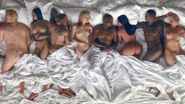 Kanye West desnuda a 12 famosos para lanzar su videoclip »Famous» (+Video)