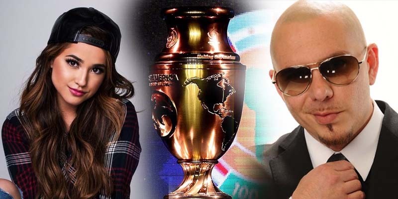 Pitbull y Becky G presentarán el tema oficial de la Copa América Centenario.
