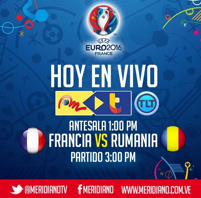 Meridiano TV transmitirá en exclusiva la Eurocopa 2016 para Venezuela