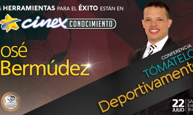 »Tómatelo Deportivamente» con José Bermúdez en Cinex Conocimiento