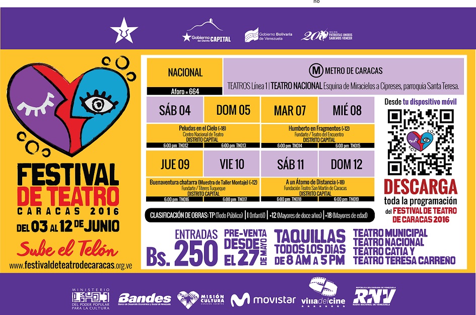 LA FIESTA DEL TEATRO REGRESA A CARACAS CON MOVISTAR