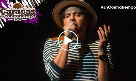 Servando Primera canta en vivo en el Festival Caracas en Contratiempo (+Video)