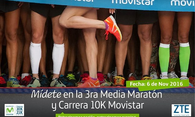 MOVISTAR VUELVE A CALENTAR EL ASFALTO DE CARACAS CON LA III EDICIÓN DE SU MEDIA MARATÓN Y CARRERA 10K