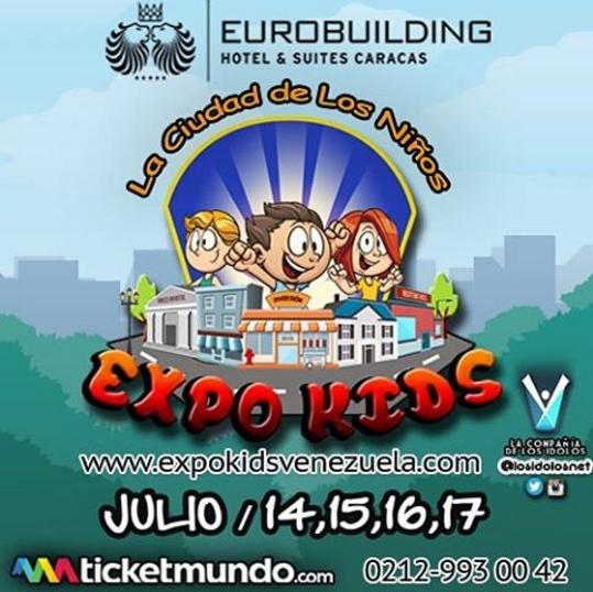 Todo listo para la »Expo Kids La Ciudad de los Niños» en el Hotel Eurobuilding