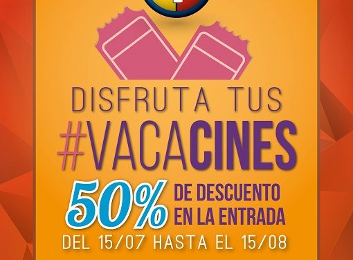 Disfruta del cine a mitad de precio con VACACINES