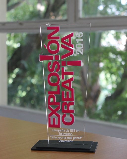 #SiTeApurasQueGanas recibe galardón en los Premios Explosión Creativa 2016