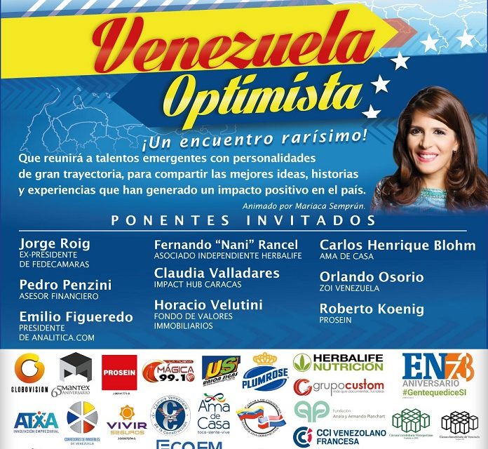 Analítica celebra su 20 aniversario con el foro: Venezuela optimista. Un encuentro rarísimo