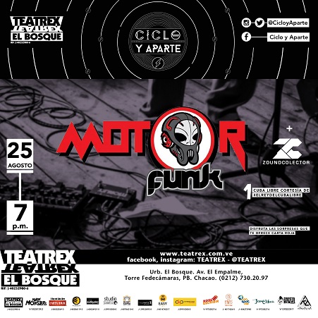 ZoundColector y Motorfunk estarán presentes en la 10ma edición de Ciclo y Aparte