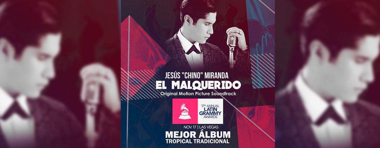 »El Malquerido» de Chino (@jesusmiranda) nominado a Mejor Álbum Tropical Tradicional en los Latin Grammy