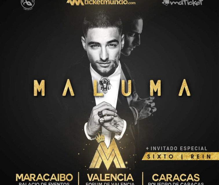 Maluma en el tope de las carteleras musicales como antesala a sus conciertos en Venezuela