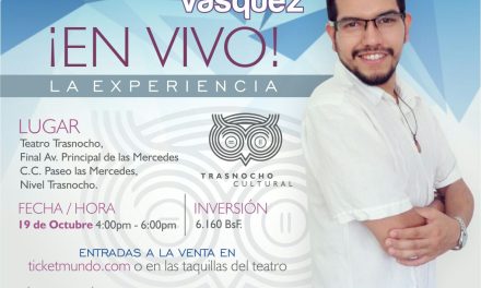 Bhagavan Vásquez compartirá »La Experiencia» en Caracas
