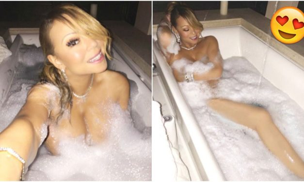 Así… Desnuda se relaja Mariah Carey tras el trabajo (+Fotos)