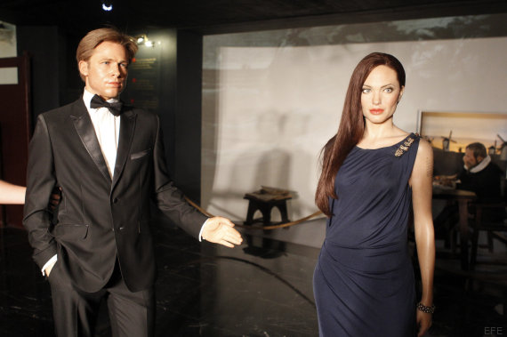 Brad Pitt y Angelina Jolie, separados en el Museo de Cera de Madrid