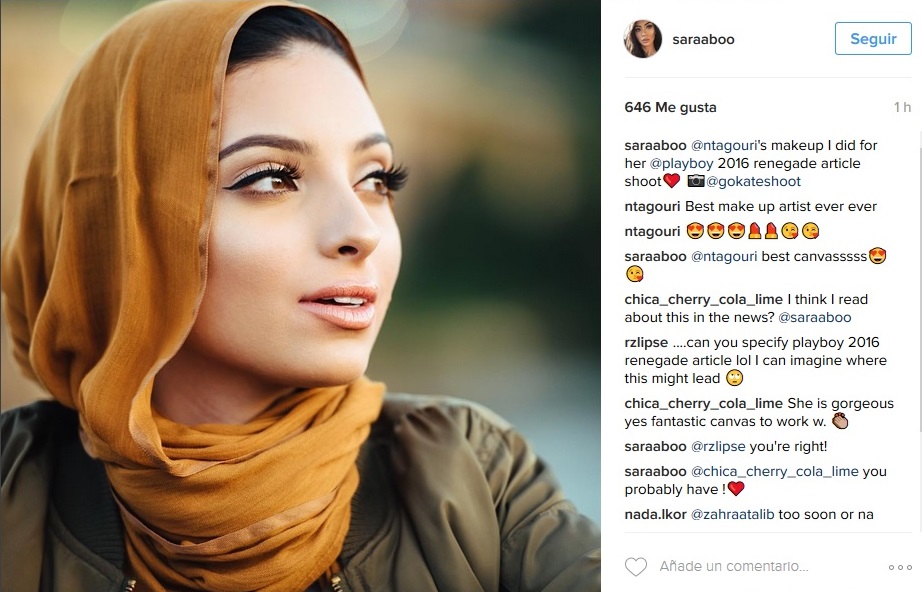Playboy muestra por primera vez a una mujer con hijab (+Fotos)