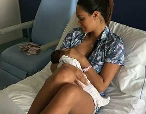 Débora Menicucci dio a luz a su primer bebé