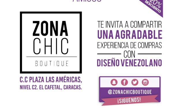Zona Chic cumple su primer año.