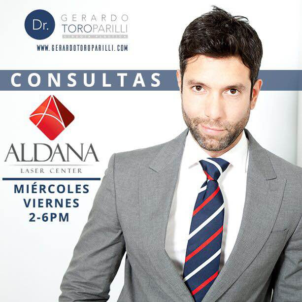 A partir del mes de octubre, El Dr. Gerardo Toro Parilli forma parte del equipo de Aldana Laser Center.
