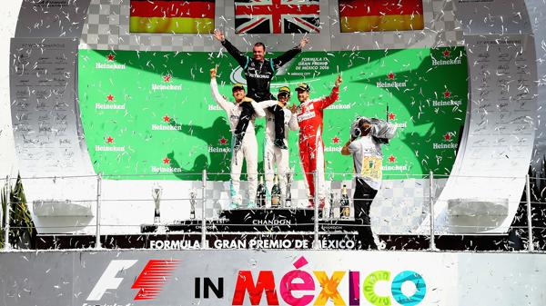 Fórmula 1: Lewis Hamilton ganó el GP de México y achicó la diferencia con Nico Rosberg