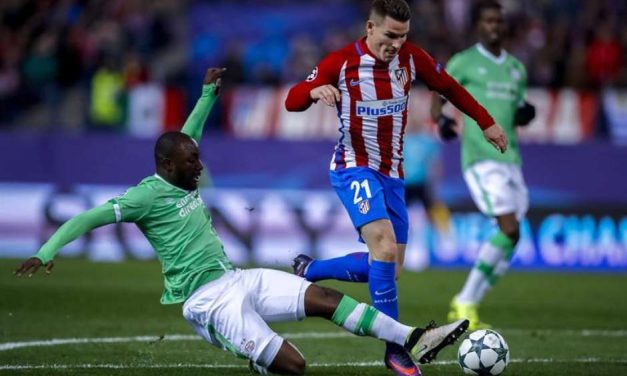 El Atlético gana al PSV y se coloca líder de su grupo en Champions