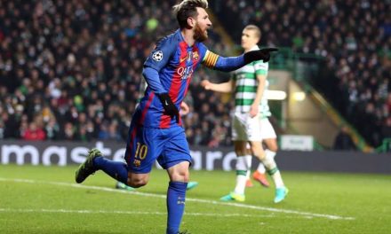 Champions League: 0-2. Messi mete al Barça en octavos