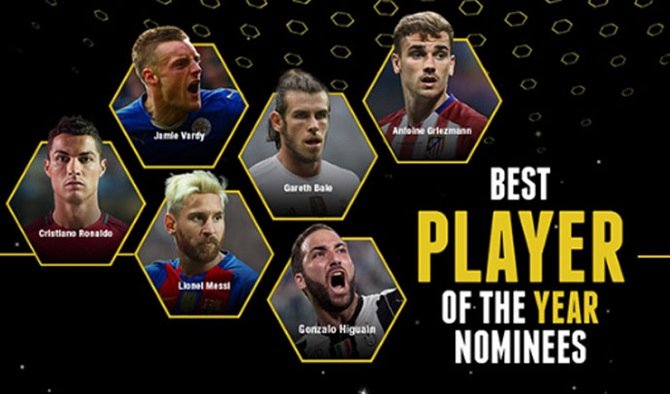 Cristiano, Bale, Griezmann y Messi, entre nominados a premios Globe Soccer
