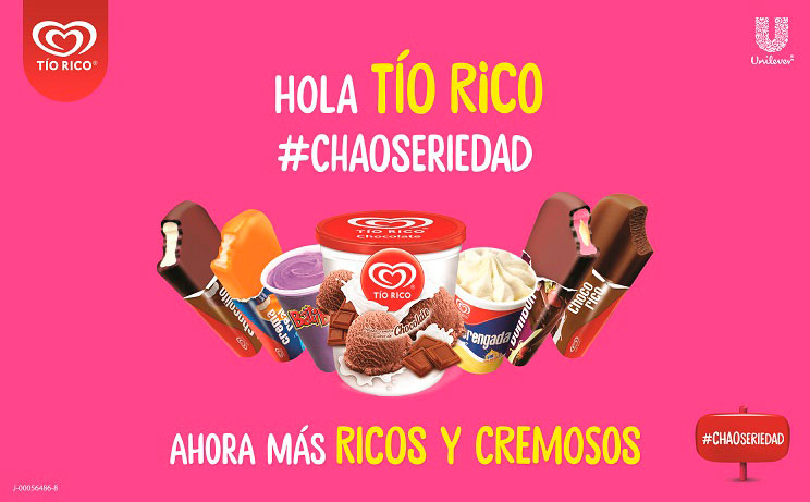 Tío Rico rompe convencionalismos y dice ¡Chao a la Seriedad!