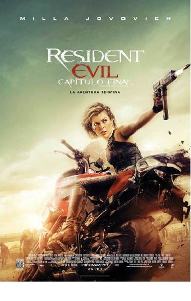 Vive en Cines Unidos el esperado final de »Resident Evil»
