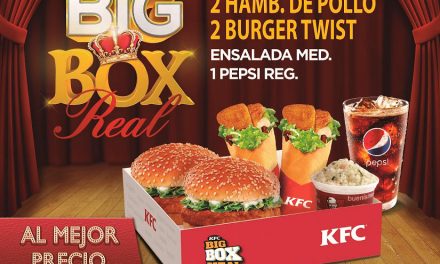 Nuevo BIG BOX REAL en KFC, un Big Box para comer como Reyes
