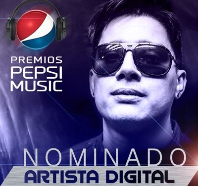 Juan Miguel nominado a Artista Digital en los Premios Pepsi Music.