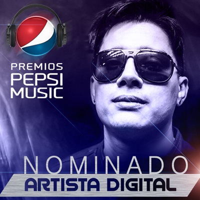Juan Miguel nominado a Artista Digital en los Premios Pepsi Music.