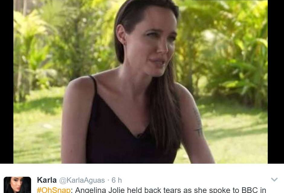 Angelina Jolie se derrumba hablando de su divorcio por primera vez