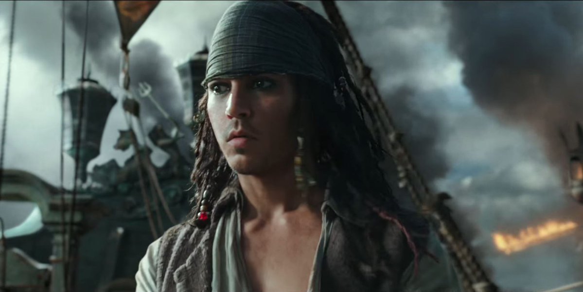 Johnny Depp rejuvenece en nuevo trailer de ‘Pirates of the Caribbean 5’ (+Video)