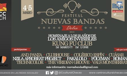Todo listo para el Festival Nuevas Bandas DeLux… 4 y 5 de Marzo en el Centro Cultural Chacao