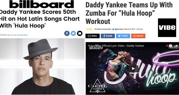 ¡Daddy Yankee se sigue proclamando rey al lograr su hit 50 en las listas de Billboard con »Hula Hoop»!