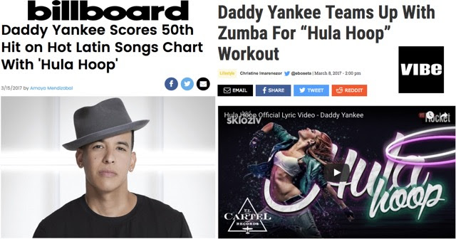 ¡Daddy Yankee se sigue proclamando rey al lograr su hit 50 en las listas de Billboard con »Hula Hoop»!