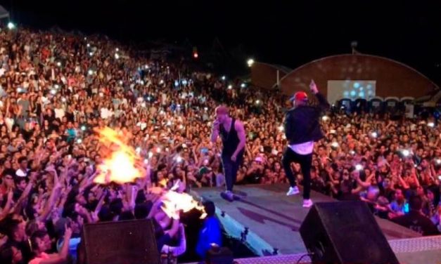 Omar Koonze y Gustavo Elis La dieron en concierto de Justin Quiles
