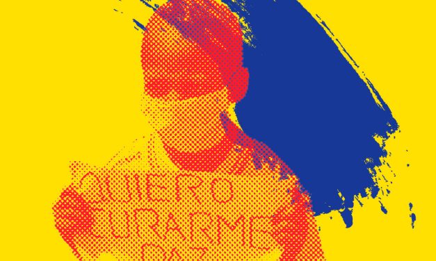 Orianna Montenegro manifiesta su protesta a través del arte plástico
