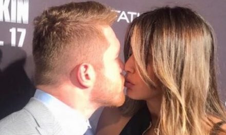 Shannon de Lima y el Canelo Álvarez confirman su romance con un beso